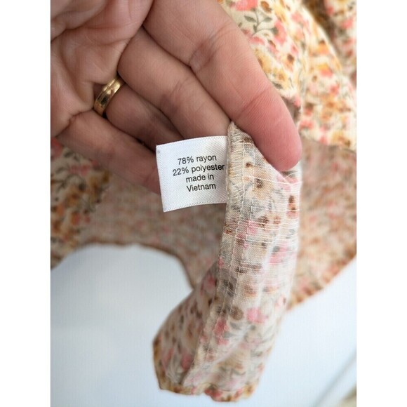 Lane‎ Bryant Blouse Womens Plus Size 18 Floral Peplum Top - Picture 8 of 11